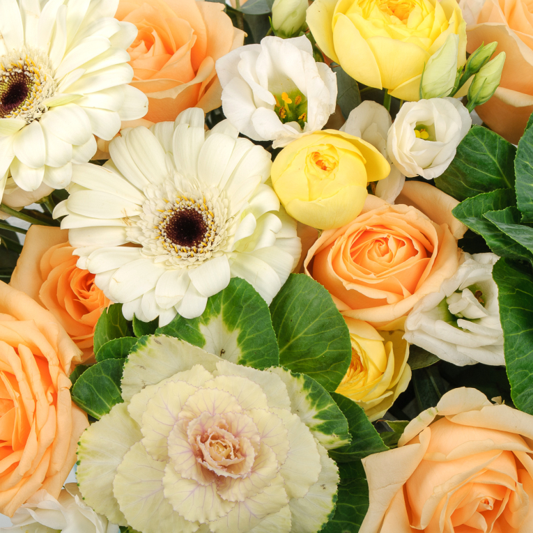 Букет в коробке Искры рассвета