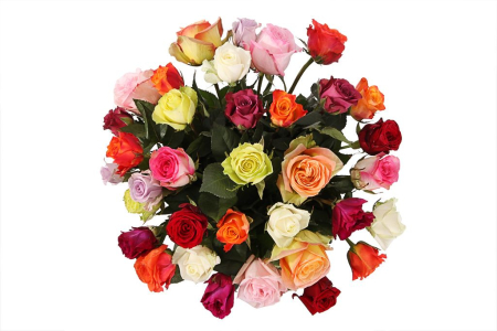 Букет Фламандская легенда (35 роз) в коробке