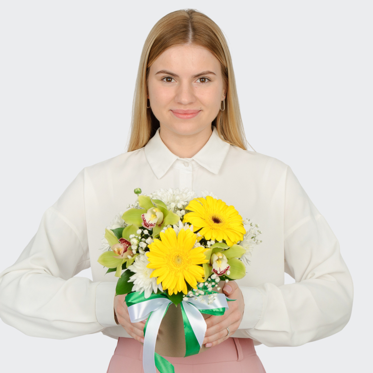 Букет в коробке Ты - моя весна