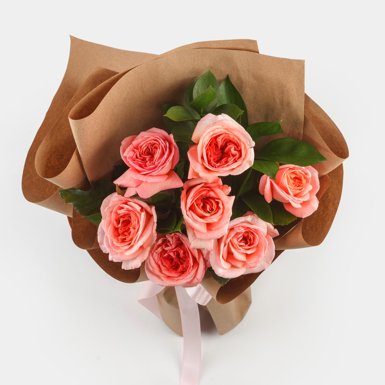 Букет роз Рассветная мечта