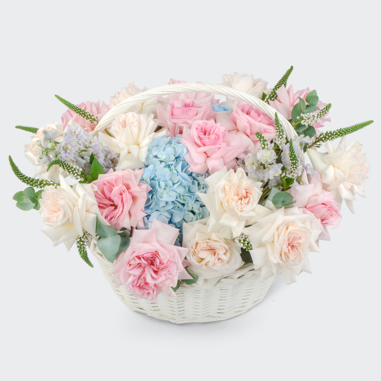 Букет в корзине Легкая улыбка