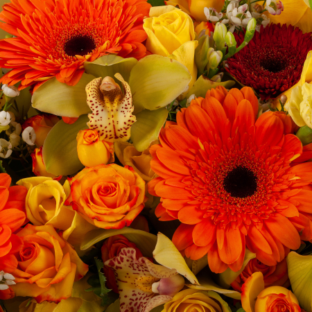 Букет Золотое тепло