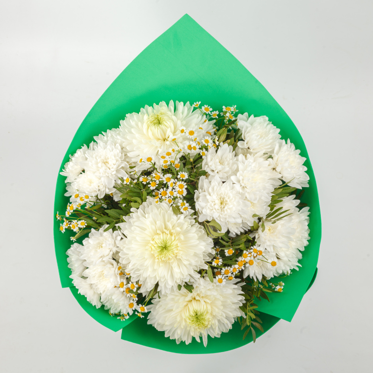 Букет Белый бархат (миди)