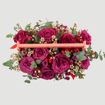 Композиция в кашпо Глубокие чувства