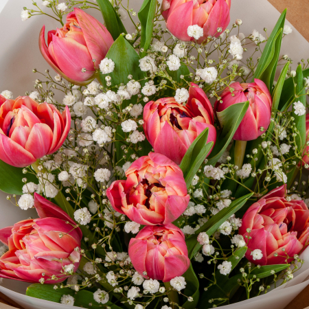 Букет Союз души (11 тюльпанов)