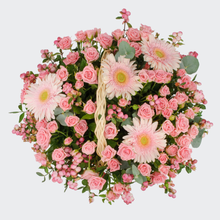 Букет в корзине Волны прибоя