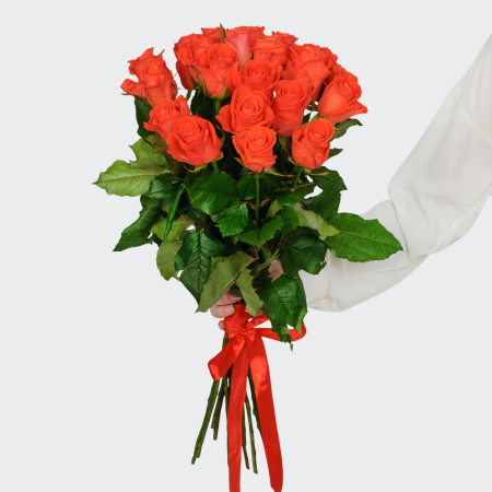 Букет 21 роза Вау