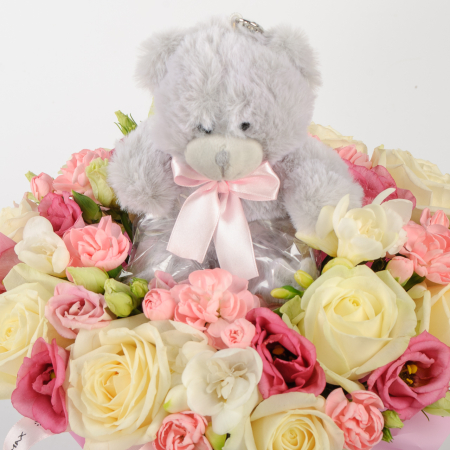 Букет в коробке Плюшевый праздник