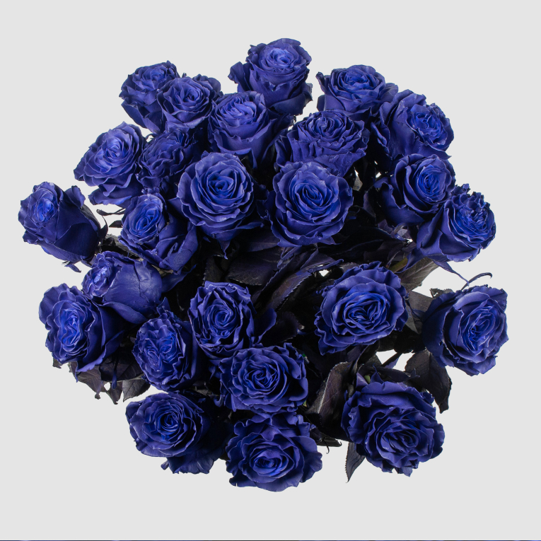 Букет 25 роз Синее озеро