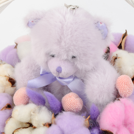 Букет в корзине Сиреневые сны