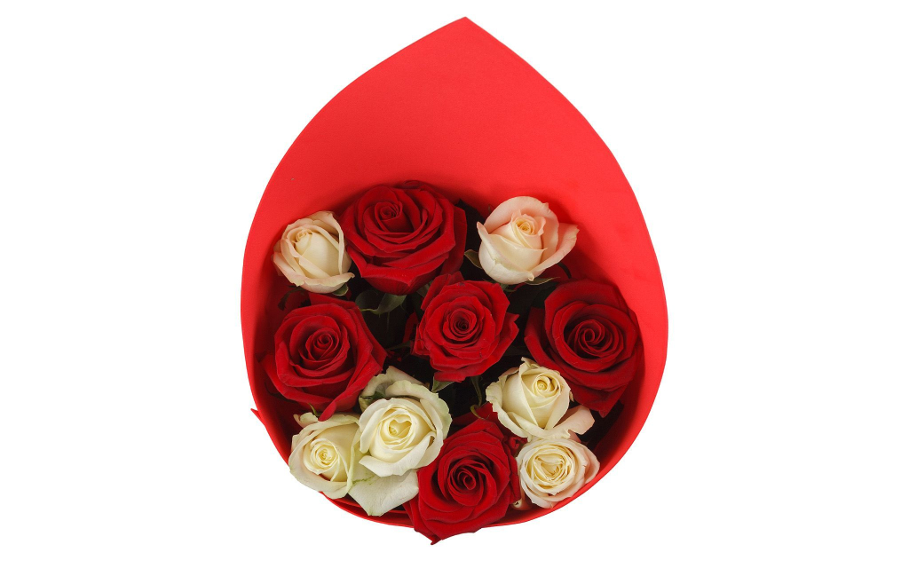 Букет из роз Арлекино (мини)