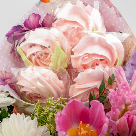 Композиция в кашпо Весенний дождь