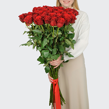 Букет 35 роз Высокие чувства Букет 35 роз Высокие чувства