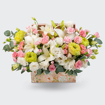 Букет в коробке Праздник в саду
