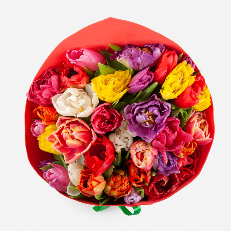 Букет из тюльпанов Пора любви (макси)