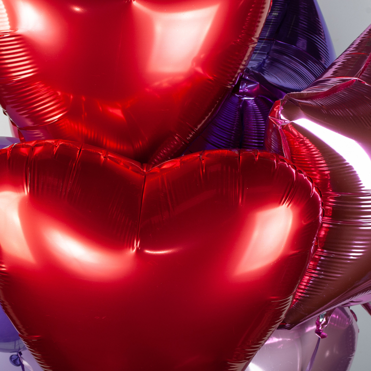 Набор воздушных шаров Пламенное сердце