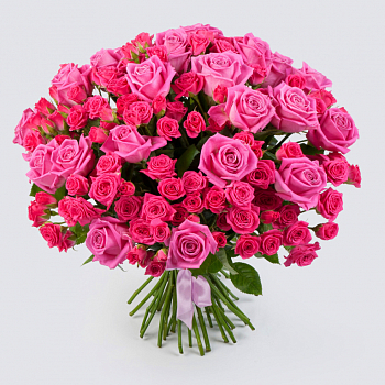 Букет из 51 розы Любовный секрет