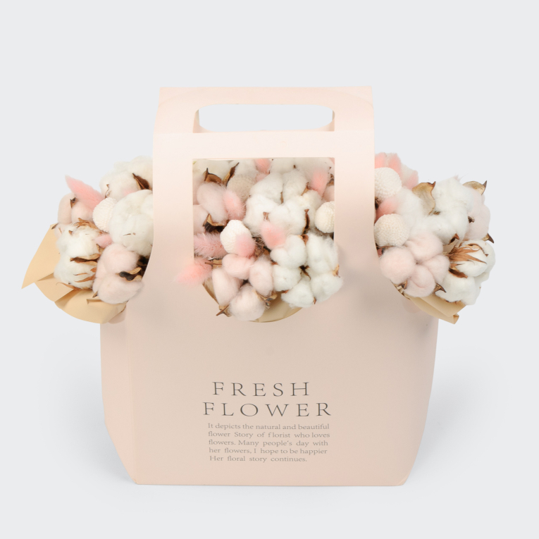 Композиция Розовая пуховка