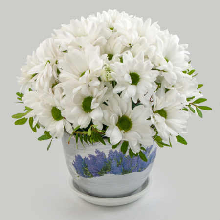 Букет в кашпо Время любви