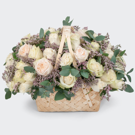 Букет в корзинке Вершины чувств