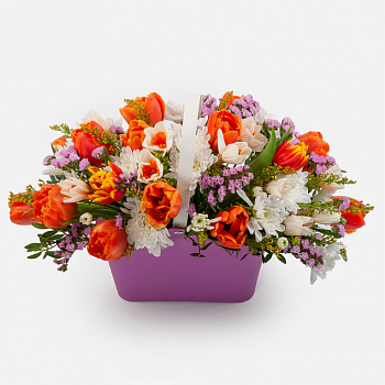 Букет в коробке Свет надежды