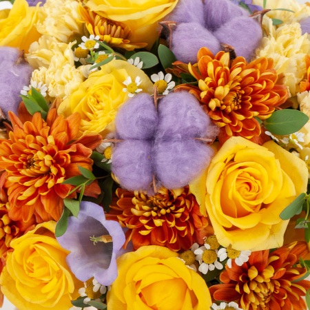 Букет в коробке Сад изящных слов