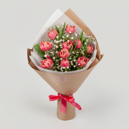 Букет Союз души (11 тюльпанов)