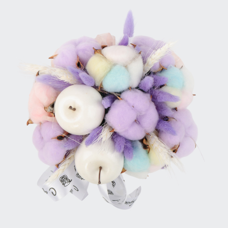 Цветы в коробке Сиреневая волна