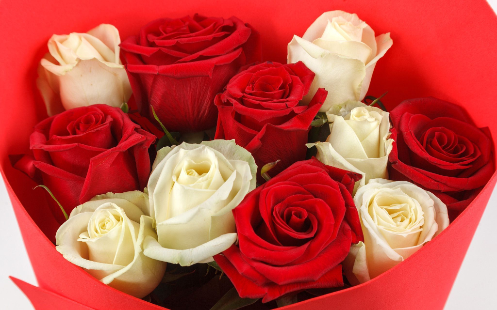 Букет из роз Арлекино (мини)