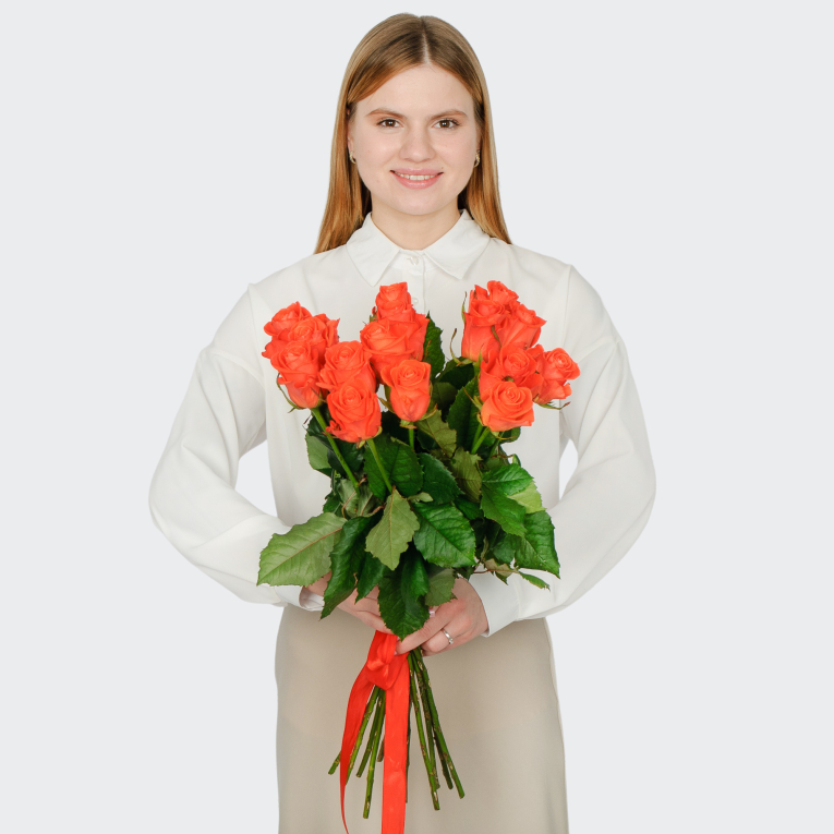 Букет 15 роз Вау