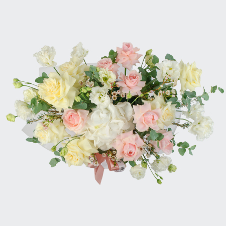 Букет в коробке Поцелуй нежности