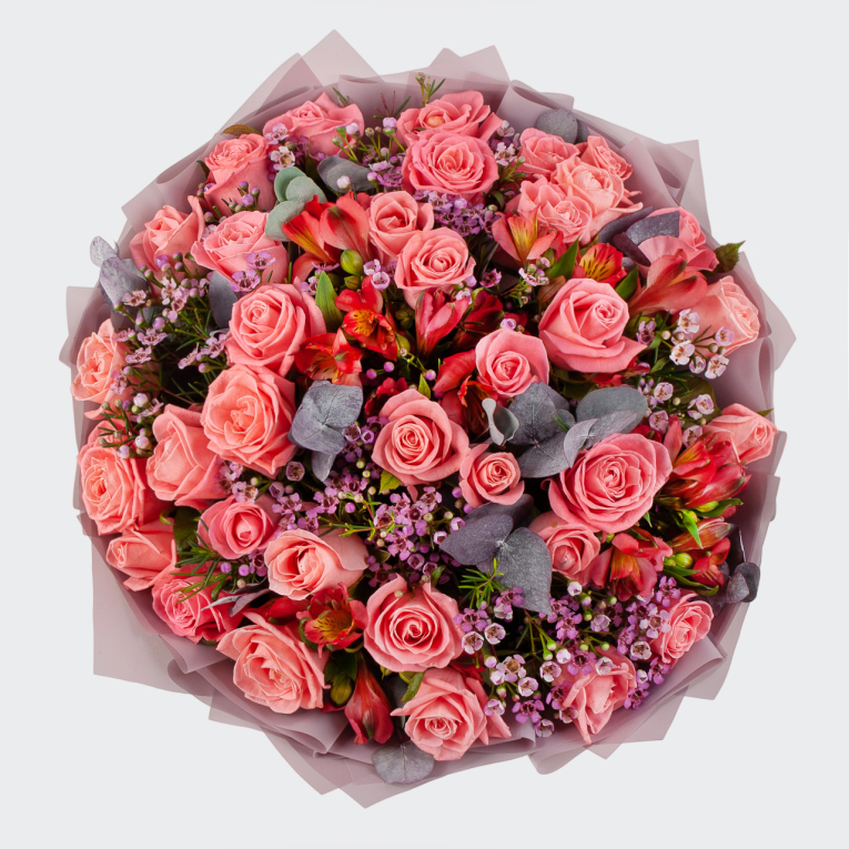 Букет Коралловые бусы