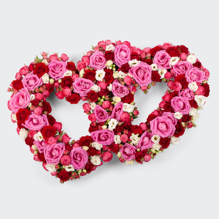 Композиция Влюбленные сердца