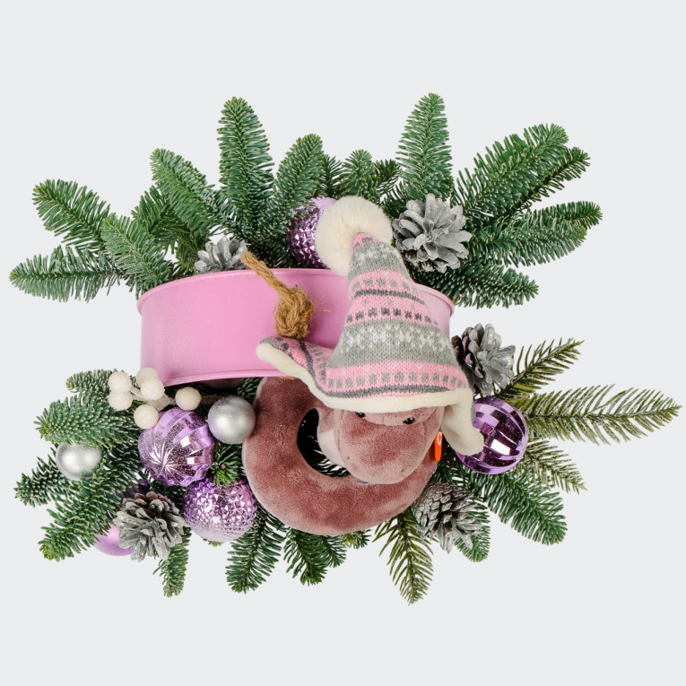 Композиция Зимняя змейка