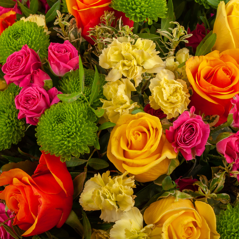 Букет Горячий поцелуй