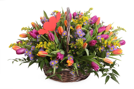 Солнечный апрель в корзине