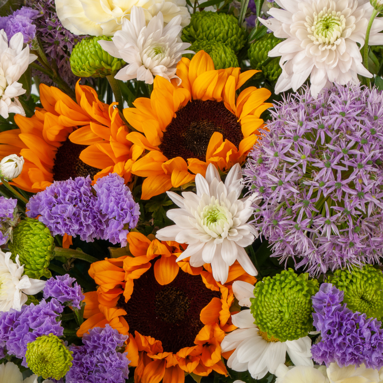 Букет в корзине Родное лето