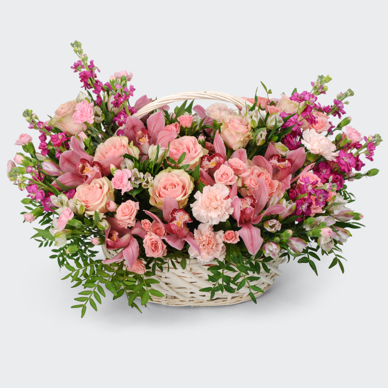 Букет в корзине Новое барокко
