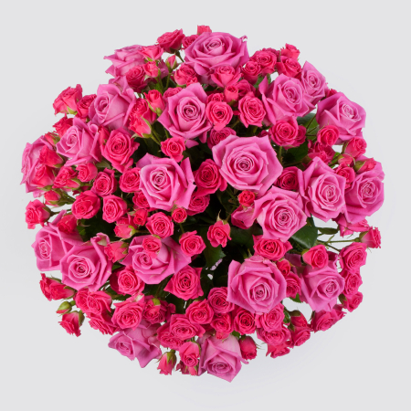 Букет в коробке Любовный секрет (51 роза)