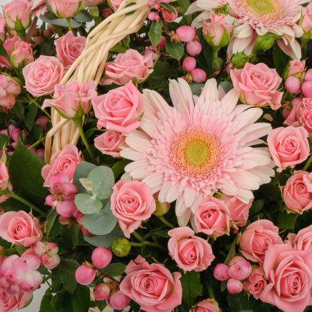 Букет в корзине Волны прибоя