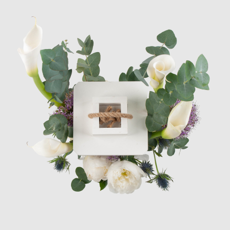 Композиция в кашпо Свет любви