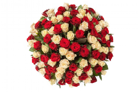 Букет 101 роза микс
