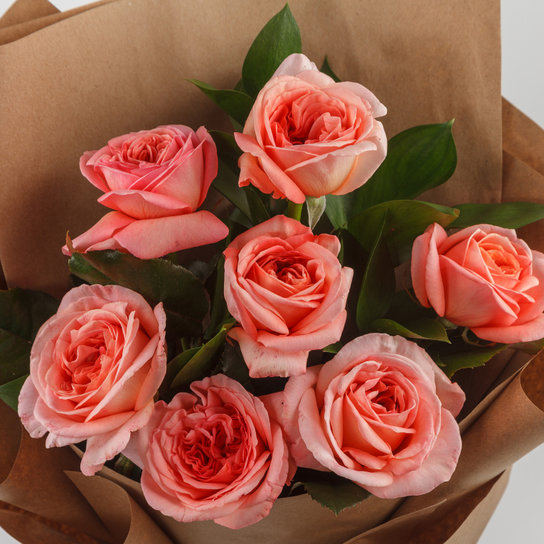 Букет роз Рассветная мечта