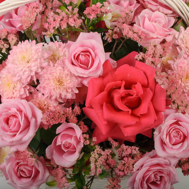 Букет в корзине Мечтаю о тебе