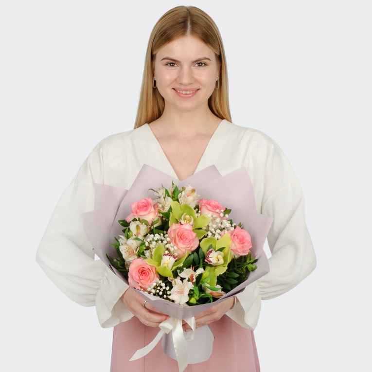 Букет Розовый вальс