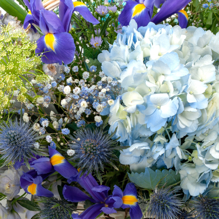 Букет в корзине Наше лето