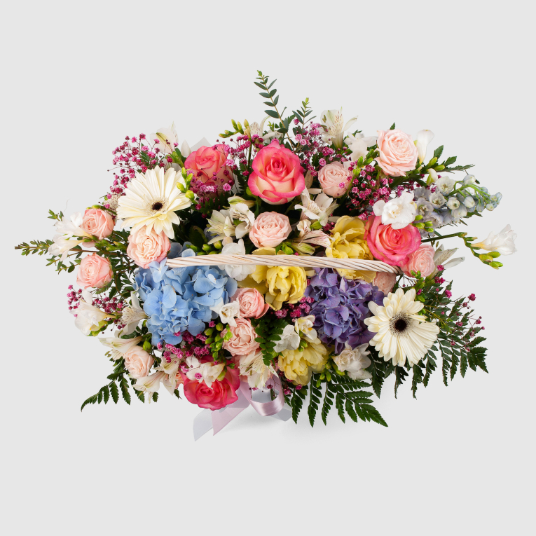 Букет в корзине Луговая поэма