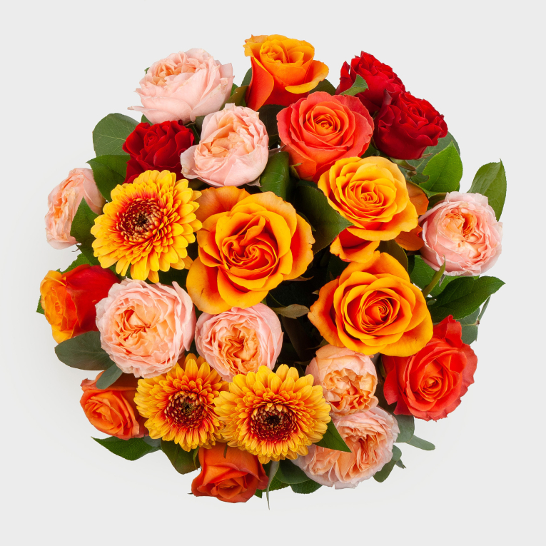 Букет в кашпо Солнце Монако