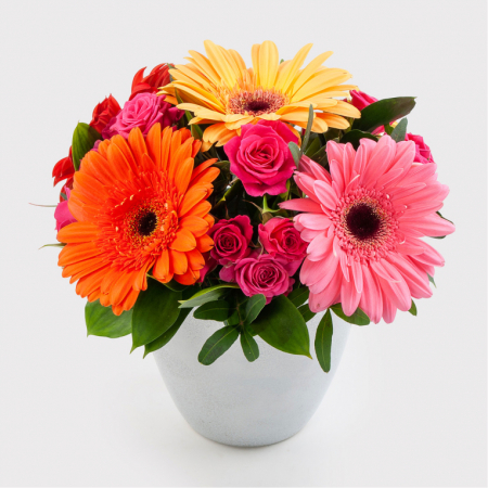 Композиция в кашпо Радужный мост