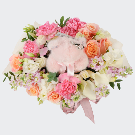 Букет в коробке Мягкое счастье